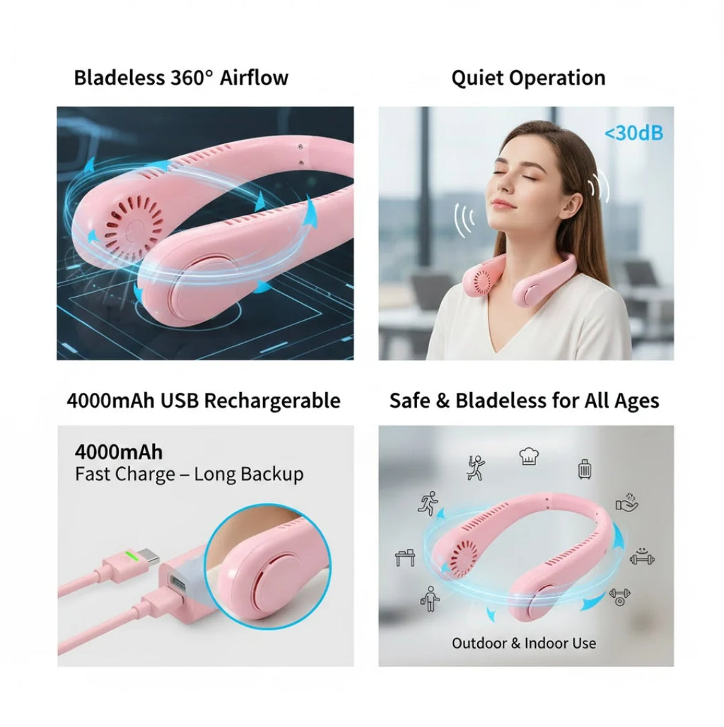 neck fan rechargeable