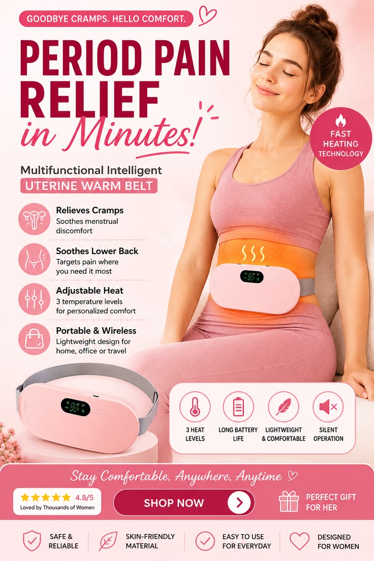 Portable Smart Heat Massage Belt